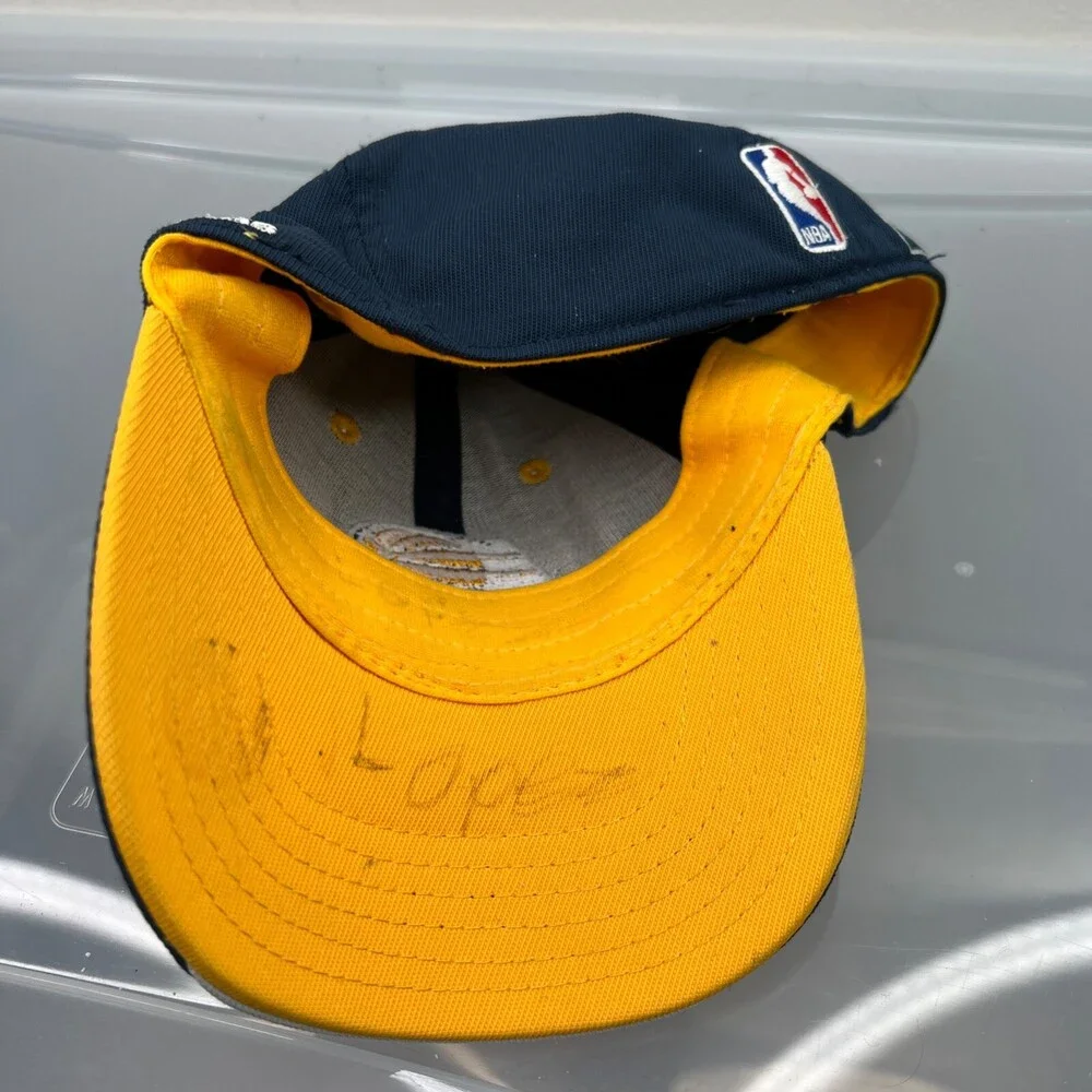Adidas Indiana Pacers Hat Boys Blue Baseball Cap NBA Basketball Team‎ Child Size